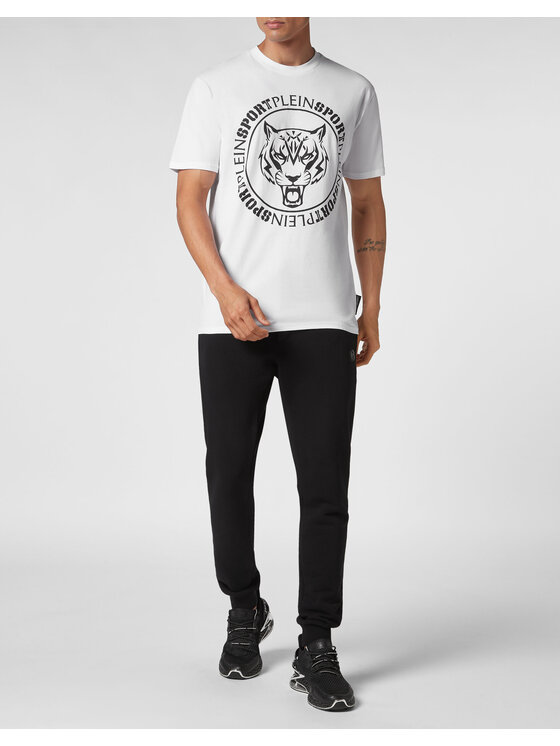 Plein Sport Plein Sport T-Shirt 7845 Biały Regular Fit