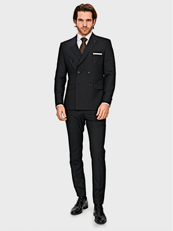Evenemen Evenemen Garnitur Senator Czarny Slim Fit