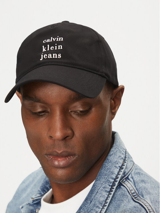 Calvin Klein Jeans Calvin Klein Jeans Kepurė su snapeliu Seasonal Printed LV04G5036G Juoda