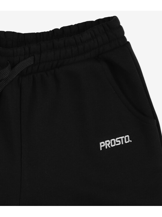PROSTO. PROSTO. Spodnie dresowe Baza Czarny Regular Fit