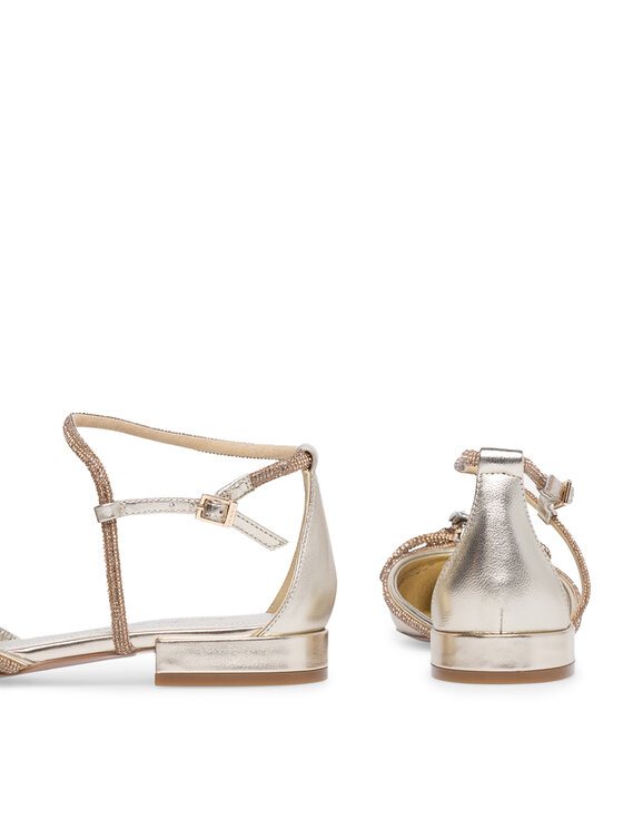 Eva Minge Eva Minge Sandalen COMO-V1381-813-1 Goldfarben