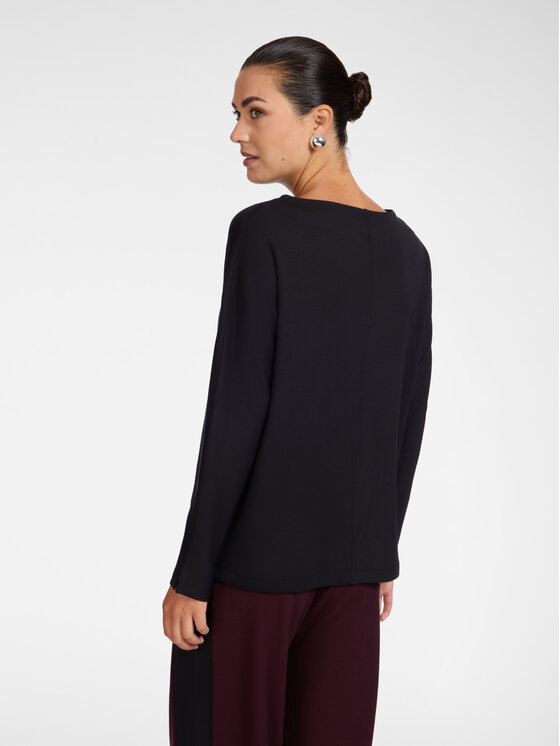 Elena Mirò Elena Mirò Bluza G806Z000675N033 Czarny Regular Fit