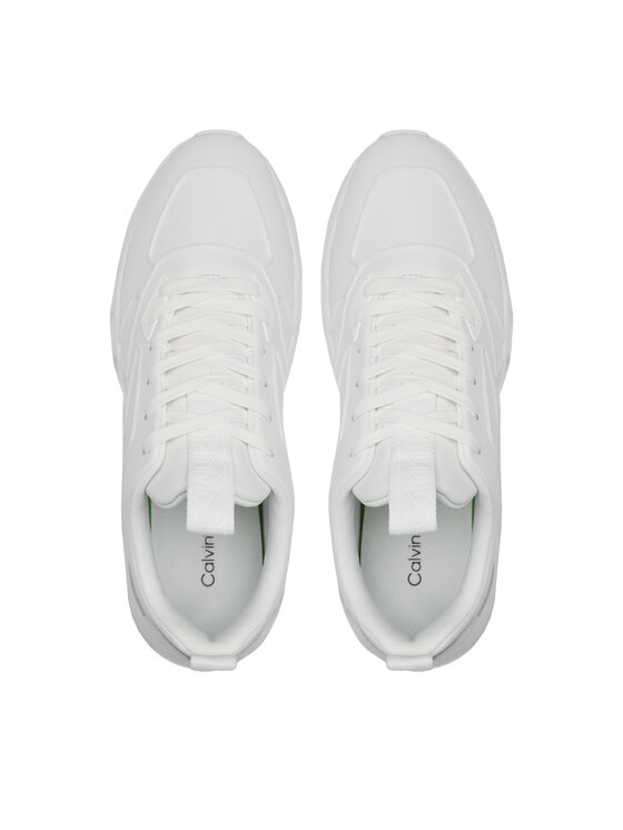 Calvin Klein Calvin Klein Snīkeri Low Top Lace Up Lth Hf HM0HM00995 Balts