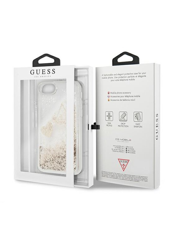 Guess Guess Etui na telefon iPhone 7/8/SE 2020 Złoty