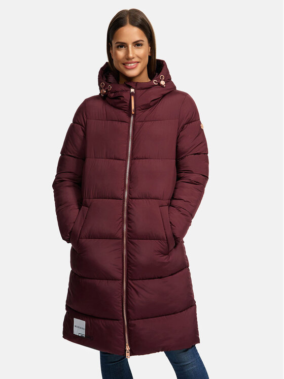 Marikoo Marikoo Kurtka zimowa Nomadiaa Bordowy Regular Fit