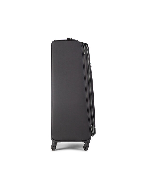 Valigia morbida grande 56-3S-463-12 Nero