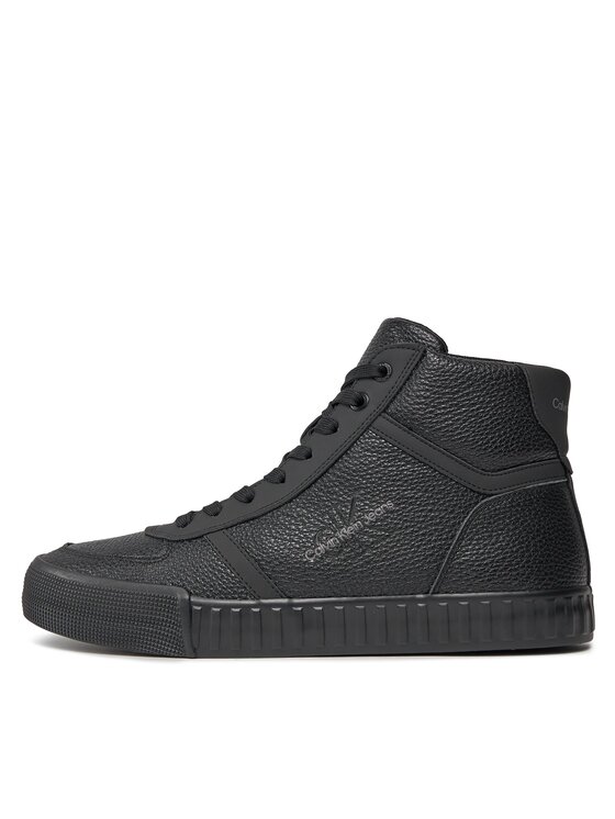 Calvin Klein Jeans Calvin Klein Jeans Tenisice Skater Vulc Mid Lth YM0YM00809 Crna