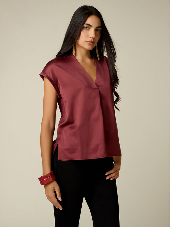 Oltre Oltre Camicia G268J304555N036 Bordeaux Regular Fit