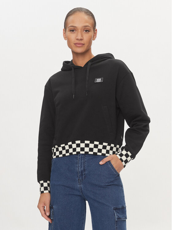 Vans Vans Μπλούζα Boom Boom Check VN000GJ2 Μαύρο Regular Fit