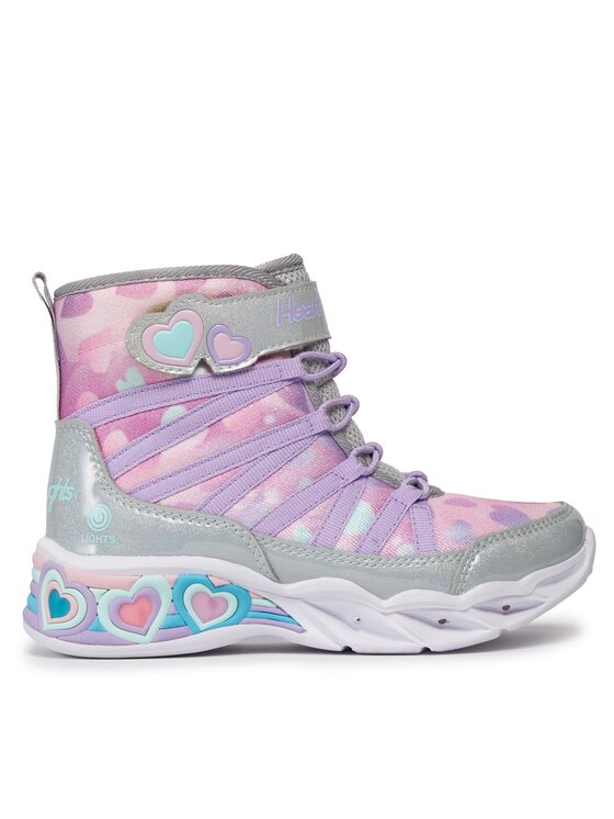 Skechers Stivali Sweetheart Lights Dreamy Love 302667L/SMLT Argento, taglia : 31