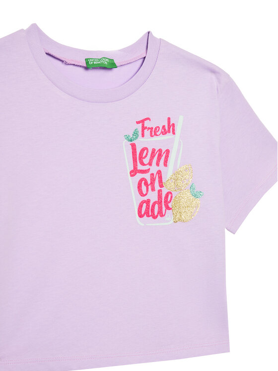United Colors Of Benetton United Colors Of Benetton T-Shirt 35RYC10OZ Zielony Regular Fit