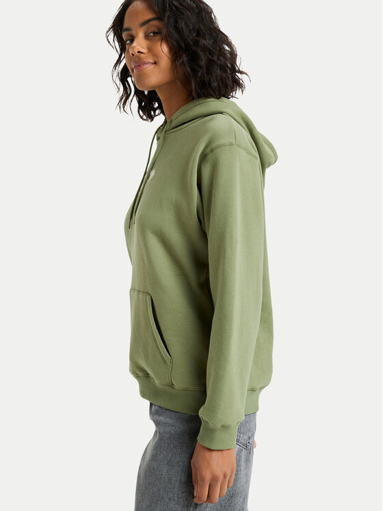 Roxy Roxy Μπλούζα Vl Surf Stoked Hoodie Brushed ERJFT05028 Χακί Regular Fit