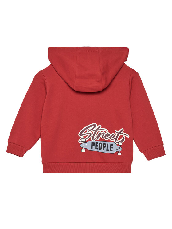United Colors Of Benetton United Colors Of Benetton Sweatshirt 3J68G503Y Rot Relaxed Fit