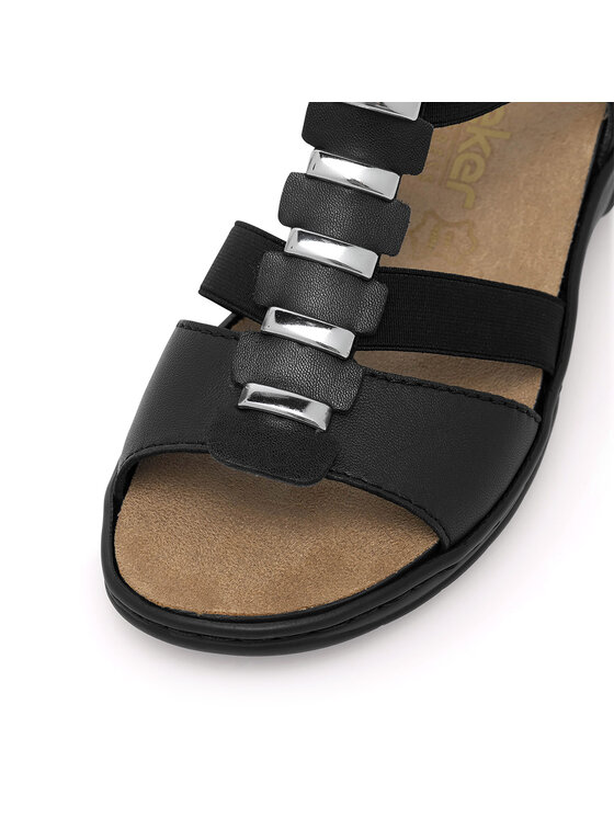 Rieker Rieker Sandales 64580-00 Melns