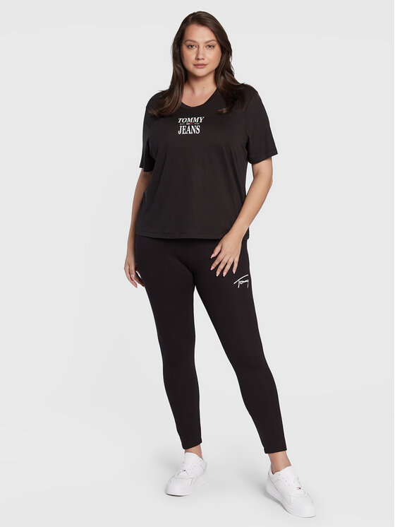 T-shirt Essential DW0DW12996 Nero Regular Fit