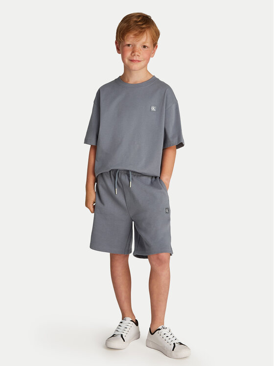 Calvin Klein Jeans Calvin Klein Jeans Набір футболка та шорти IU0IU00706 Сірий Relaxed Fit