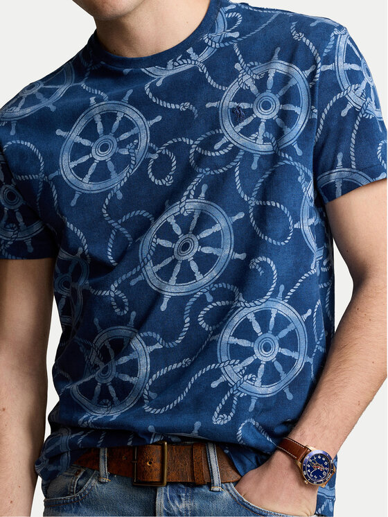 Polo Ralph Lauren Polo Ralph Lauren Tričko 710941548001 Modrá Classic Fit