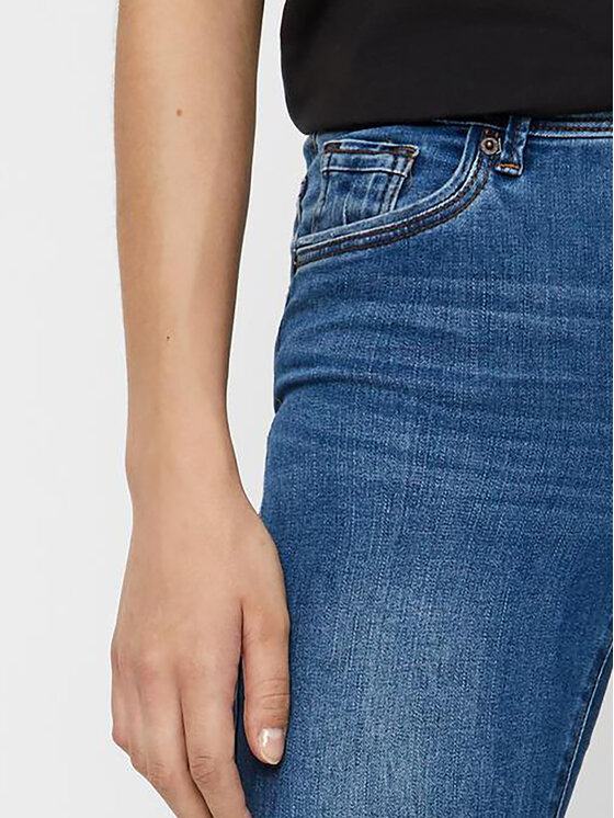 Vero Moda Vero Moda Jeansy Tanya 10222531 Granatowy Skinny Fit