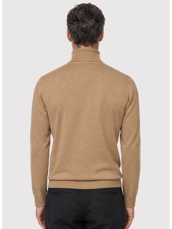 Pako Lorente Pako Lorente Sweter P26WN-2X-016 Beżowy Classic Fit