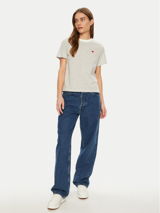 JDY JDY Футболка Pisa 15298612 Сірий Regular Fit