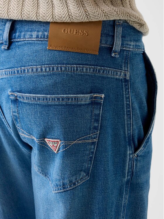 Guess Guess Jeansy 181101 Niebieski Regular Fit