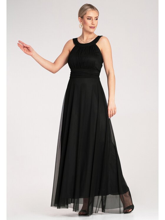 FIGL FIGL Abito da sera M1171 Nero Flared Fit