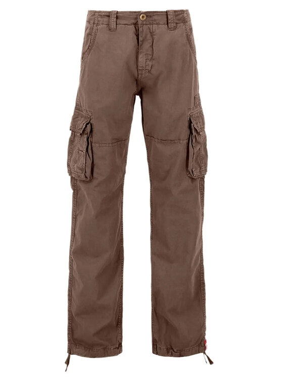 Alpha Industries Alpha Industries Spodnie materiałowe AI.101212-183-32 Brązowy Straight Leg