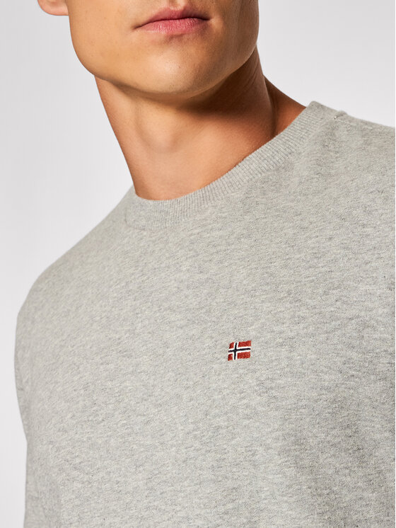 Napapijri Napapijri Felpa Balis Crew NP0A4FQW Grigio Regular Fit