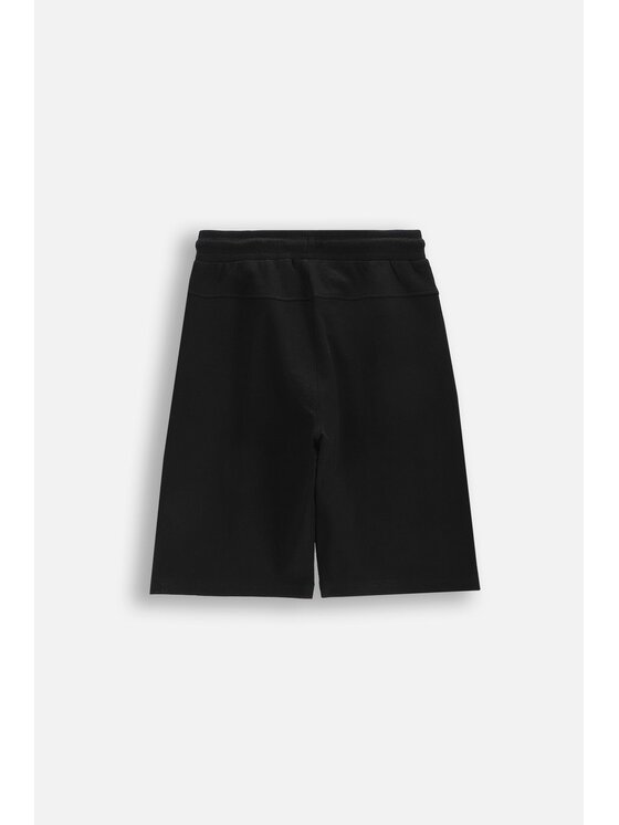 Coccodrillo Coccodrillo Šortky z materiálu WC6120501HBJ-021 Černá Regular Fit