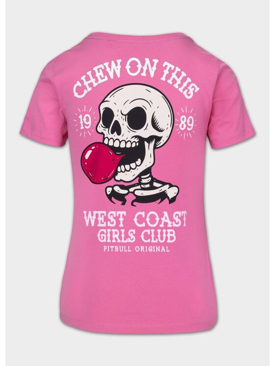 PITBULL PITBULL T-Shirt CHEW ON THIS Różowy Regular Fit