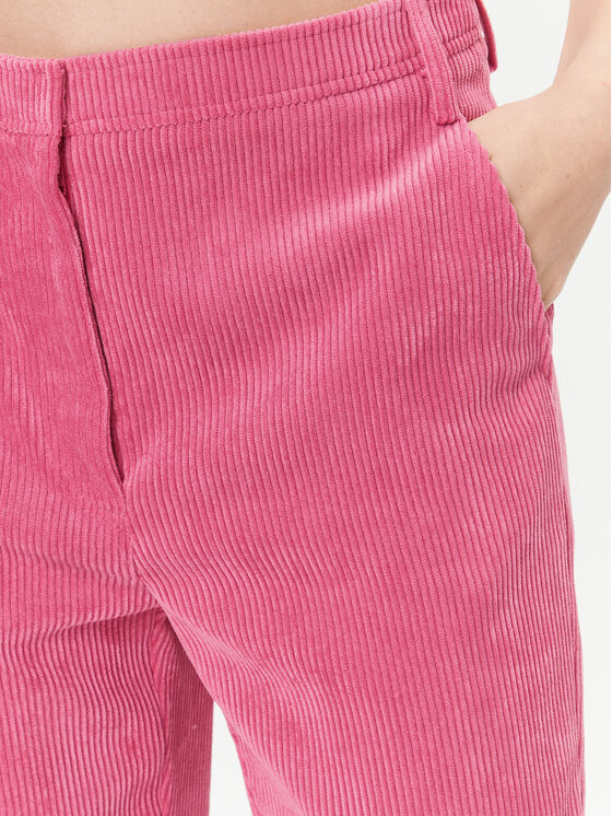 Patrizia Pepe Patrizia Pepe Medžiaginės kelnės 2P1542/A184-M471 Rožinė Regular Fit