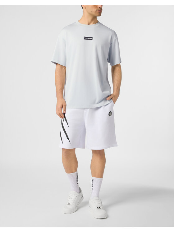 Plein Sport Plein Sport T-Shirt 31010 Niebieski jasny Regular Fit