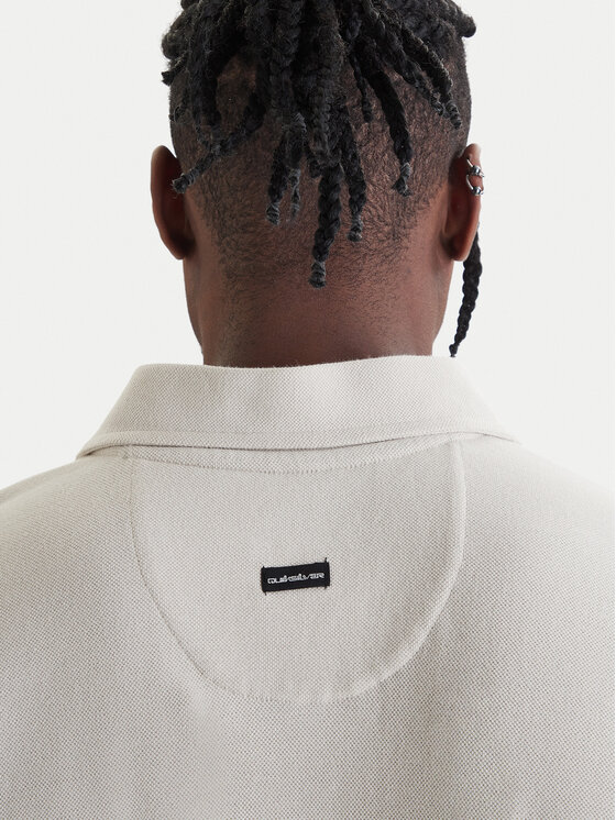 Quiksilver Quiksilver Тениска с яка и копчета Mw Pique Polo EQYKT04392 Бежов Regular Fit