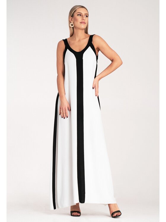 FIGL FIGL Abito da cocktail M1122 Bianco A-Line Fit
