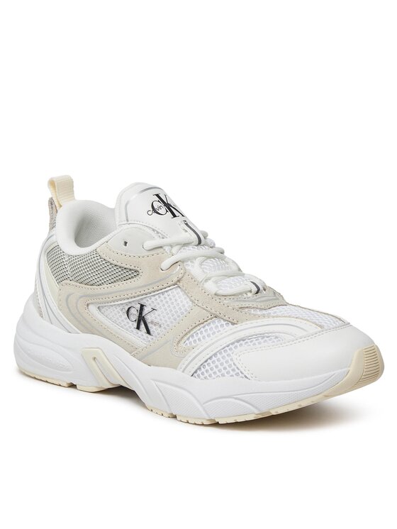 Calvin Klein Jeans Calvin Klein Jeans Αθλητικά Retro Tennis Su-Mesh Wn YW0YW00891 Λευκό