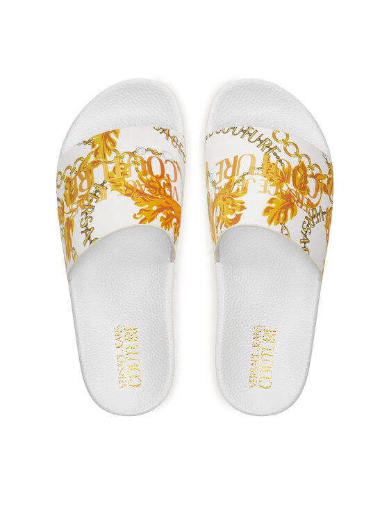 Versace Jeans Couture Versace Jeans Couture Şlapi 77VA3SQ3 ZS834 Alb