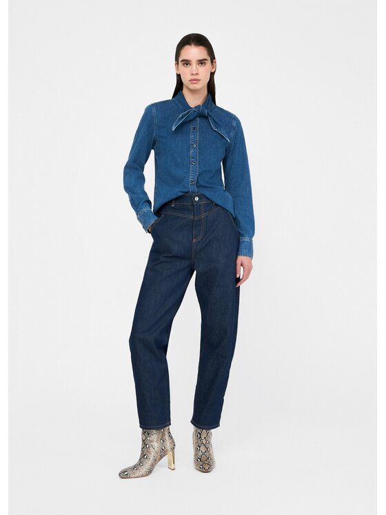 Liu Jo Liu Jo camicia di jeans UF5215D028478941 Celeste Regular Fit