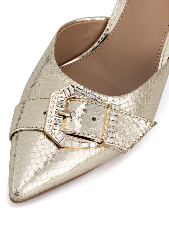 Nine West Nine West Pantofi cu toc subțire SJ1489-6 Auriu