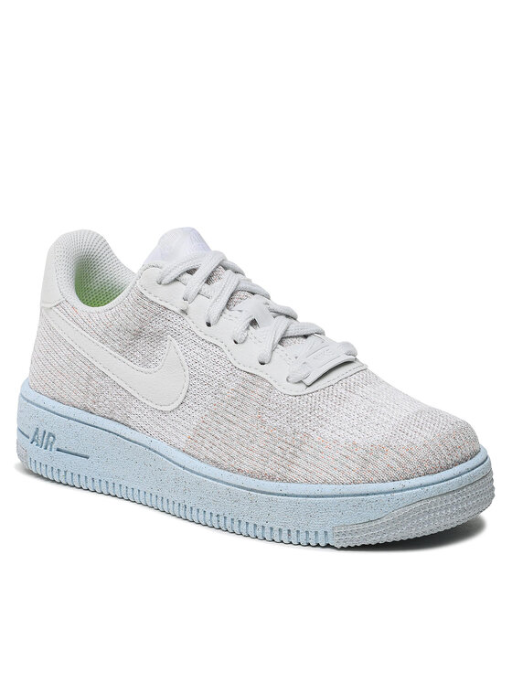 Nike Batai AF1 Crater Flyknit (GS) DH3375 101 Pilka