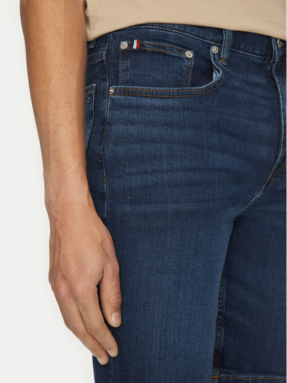 Tommy Hilfiger Tommy Hilfiger Szorty jeansowe Brooklyn MW0MW39196 Granatowy Slim Fit