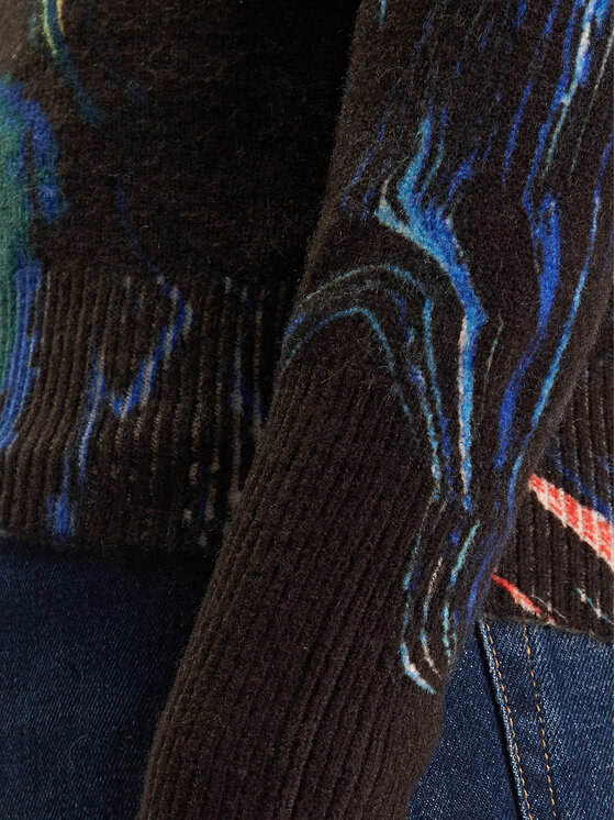 Desigual Desigual Maglione Butterfly Lacroix 25WWJF05 Nero Regular Fit