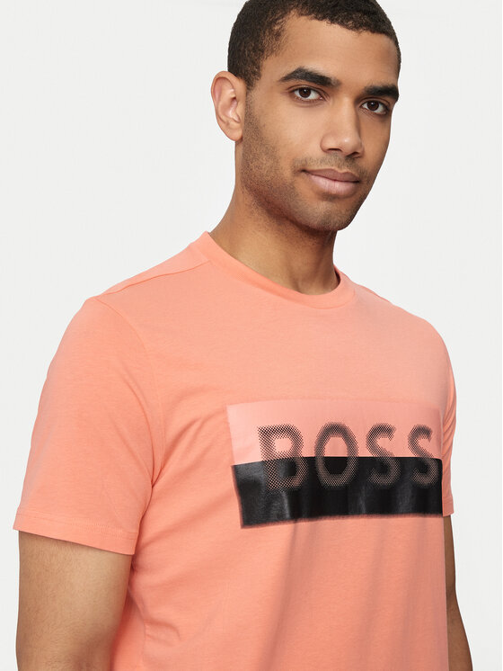 BOSS BOSS Футболка Tee 9 50512998 Оранжевий Regular Fit