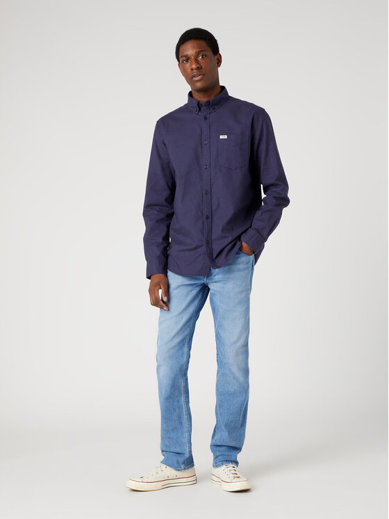 Wrangler Wrangler Jeansy Greensboro W15QYLZ70 112330710 Niebieski Regular Fit
