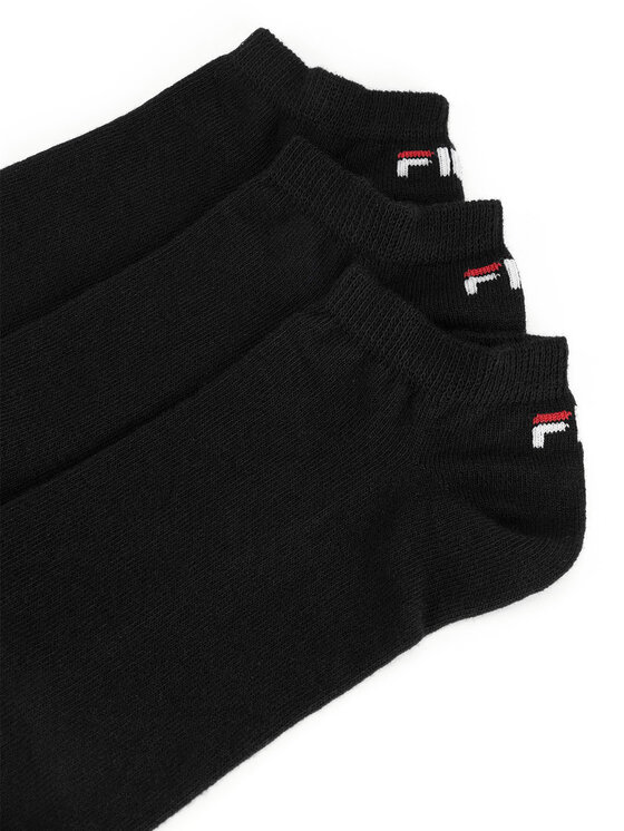 Fila Fila Rövid zoknik F9100-AW24 (3-pack) Fekete