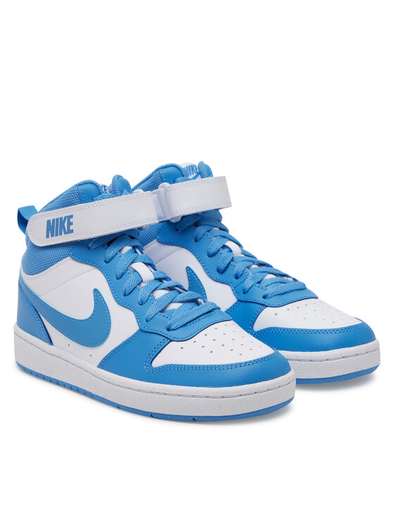 Nike Nike Снікерcи Court Borough Mid 2 (GS) CD7782 Голубий