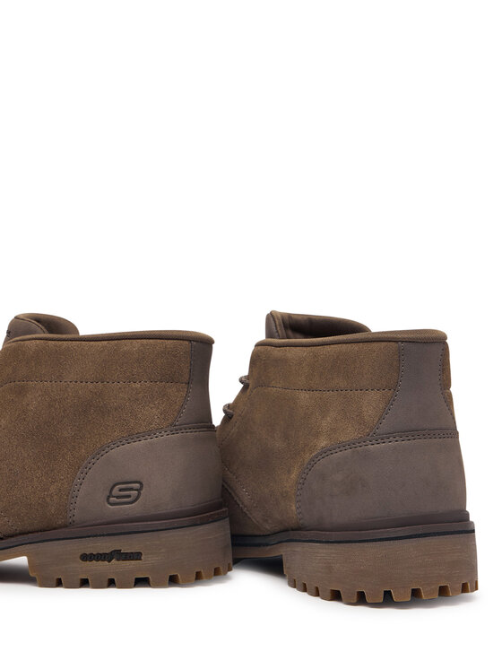 Skechers Skechers Черевики Quintero-Damien 205903/DKTP Коричневий
