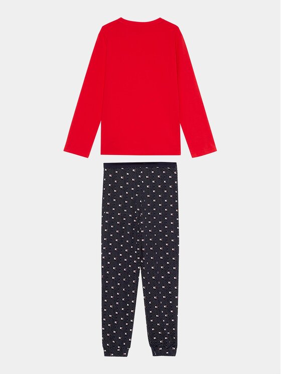 Tommy Hilfiger Tommy Hilfiger Pyjama UB0UB00503 Rot Regular Fit