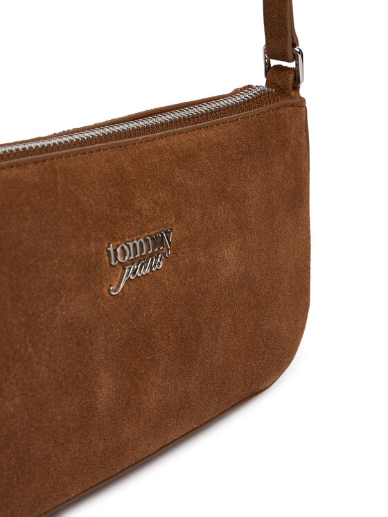 Tommy Jeans Tommy Jeans Дамска чанта Tjw Must Suede Shoulder Bag AW0AW18454 Кафяв