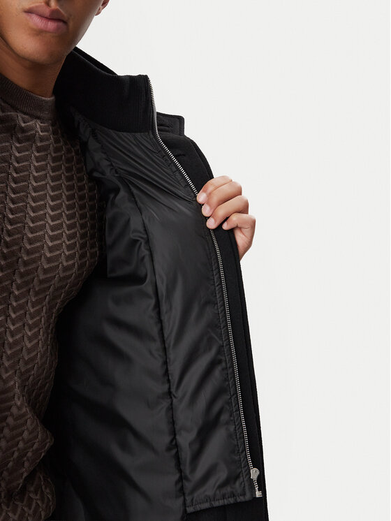 Jack & Jones Jack & Jones Kevad-sügis mantel Keith 12303386 Must Regular Fit