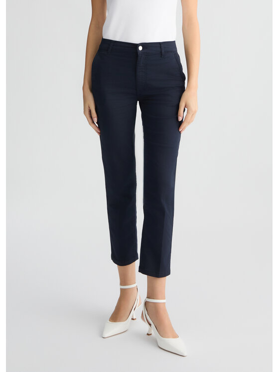 Liu Jo Liu Jo Spodnie materiałowe WA5418T714493921 Błękitny Regular Fit